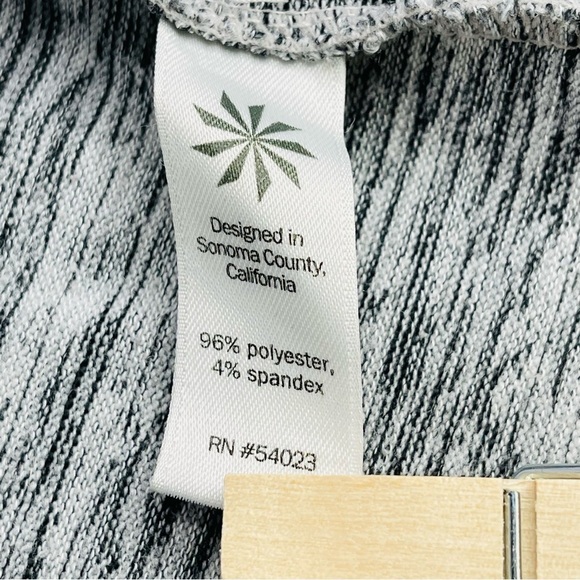 Athleta blissful wrap cardigan sweater hooded grey space dye women's size xs‎ - Picture 6 of 13